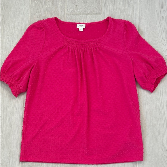 J. Crew Factory Tops - J Crew Fuchsia Textured Women's Top